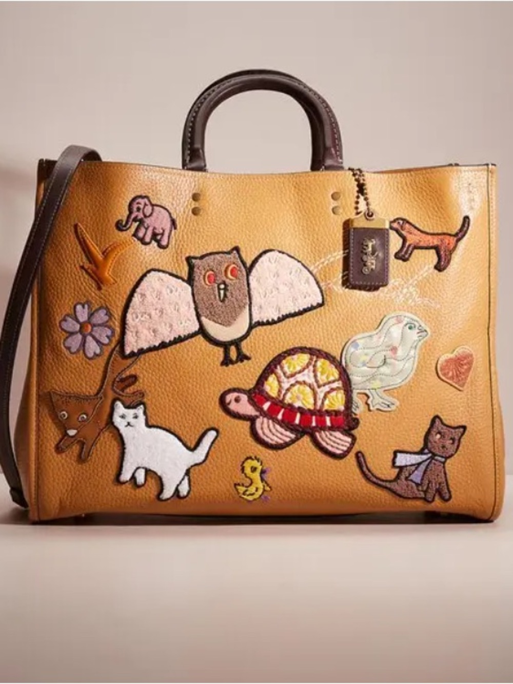 Coach Rogue 39 Shoulder Bag - Brown - Picture 3 of 12